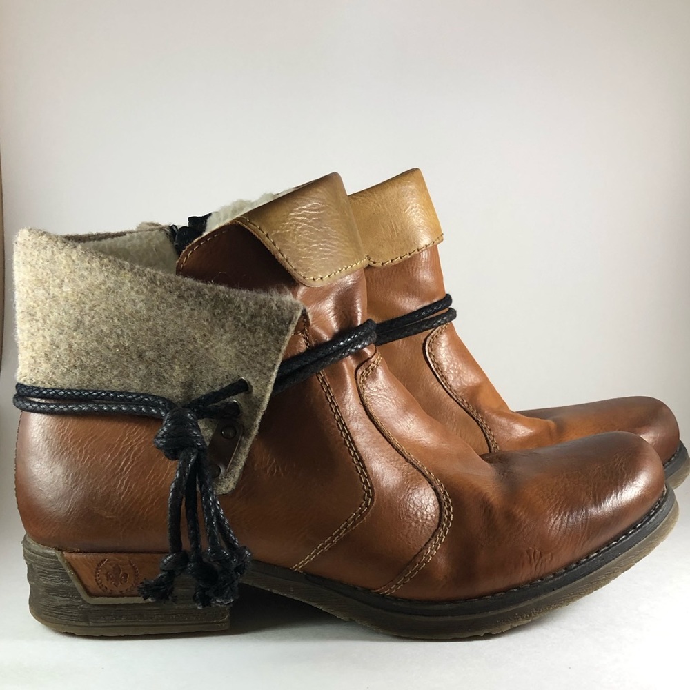 Rieker Womens Cayenne Eagle Fee 93 Cuffed Boot